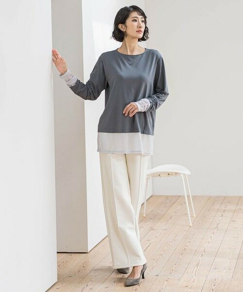 la.f... / ラ・エフ その他パンツ | 【WEB限定/新色追加】”まるで毛布”とろける裏起毛ワイドパンツ | 詳細13