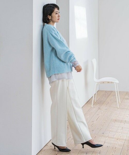 la.f... / ラ・エフ その他パンツ | 【WEB限定/新色追加】”まるで毛布”とろける裏起毛ワイドパンツ | 詳細18