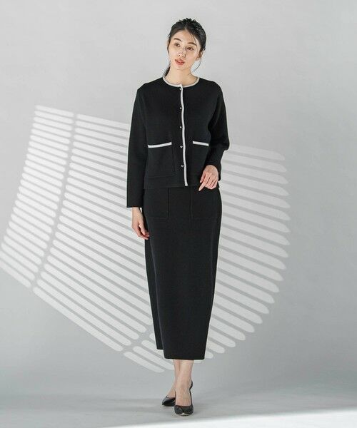 la.f... / ラ・エフ ミニ・ひざ丈スカート | 配色トリムスカート≪手洗い可能≫ | 詳細13