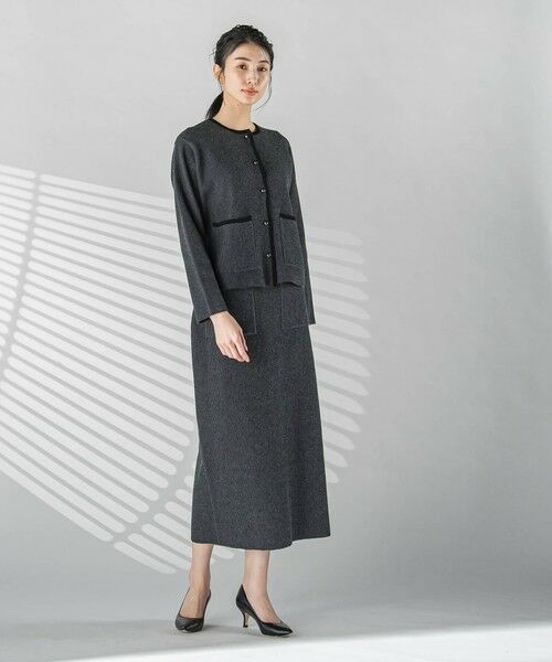 la.f... / ラ・エフ ミニ・ひざ丈スカート | 配色トリムスカート≪手洗い可能≫ | 詳細21