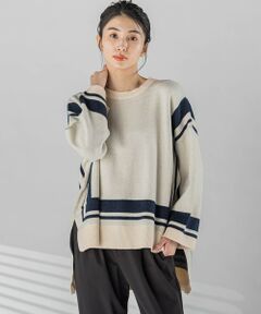 la.f... / ラ・エフ ニット・セーター | 【WEB限定】スクエアラインニット≪手洗い可能≫