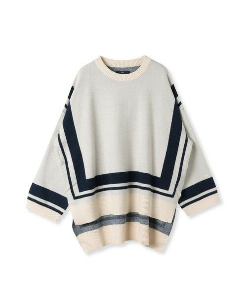 la.f... / ラ・エフ ニット・セーター | 【WEB限定】スクエアラインニット≪手洗い可能≫ | 詳細1