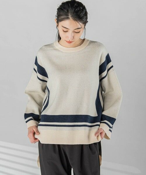 la.f... / ラ・エフ ニット・セーター | 【WEB限定】スクエアラインニット≪手洗い可能≫ | 詳細4