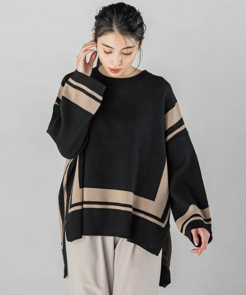 la.f... / ラ・エフ ニット・セーター | 【WEB限定】スクエアラインニット≪手洗い可能≫ | 詳細13