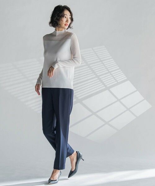 la.f... / ラ・エフ その他パンツ | ダブルクロステーパードパンツ≪洗濯機で洗える≫ | 詳細12