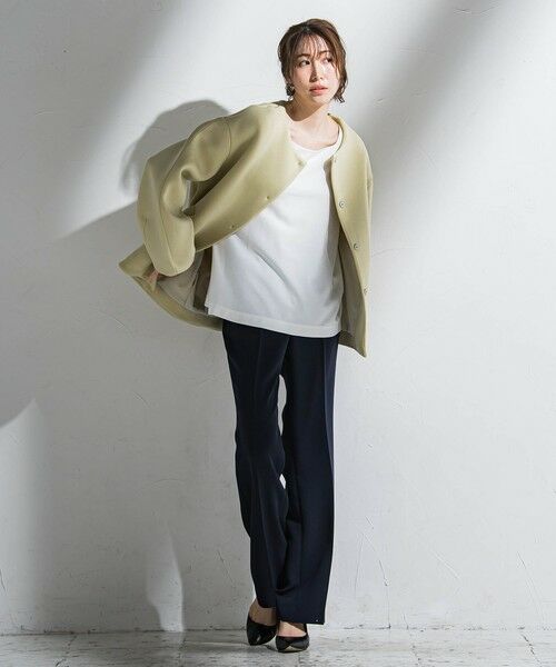 la.f... / ラ・エフ その他パンツ | ダブルクロステーパードパンツ≪洗濯機で洗える≫ | 詳細3