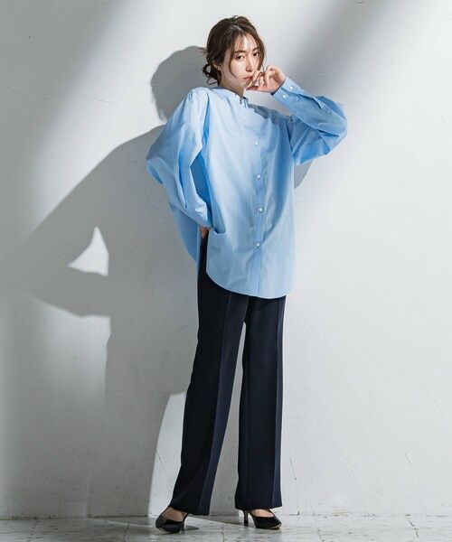 la.f... / ラ・エフ その他パンツ | ダブルクロステーパードパンツ≪洗濯機で洗える≫ | 詳細4