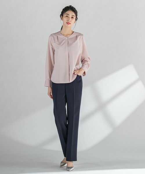 la.f... / ラ・エフ その他パンツ | セラテリーダブルクロスセミフレアパンツ≪洗濯機で洗える≫ | 詳細5