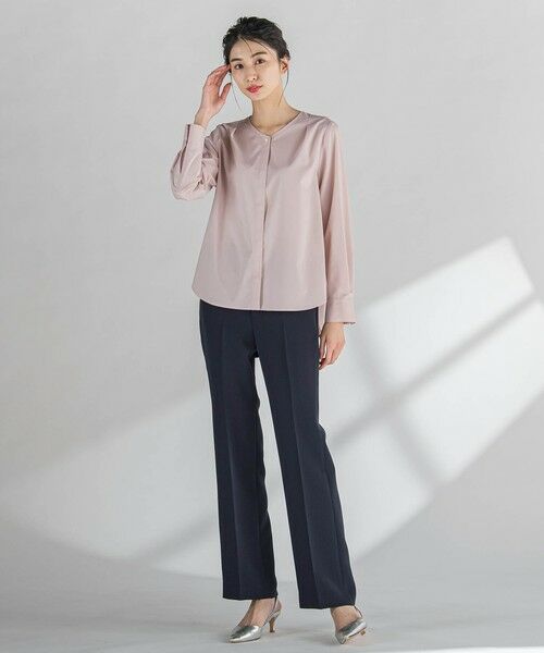 la.f... / ラ・エフ その他パンツ | セラテリーダブルクロスセミフレアパンツ≪洗濯機で洗える≫ | 詳細6