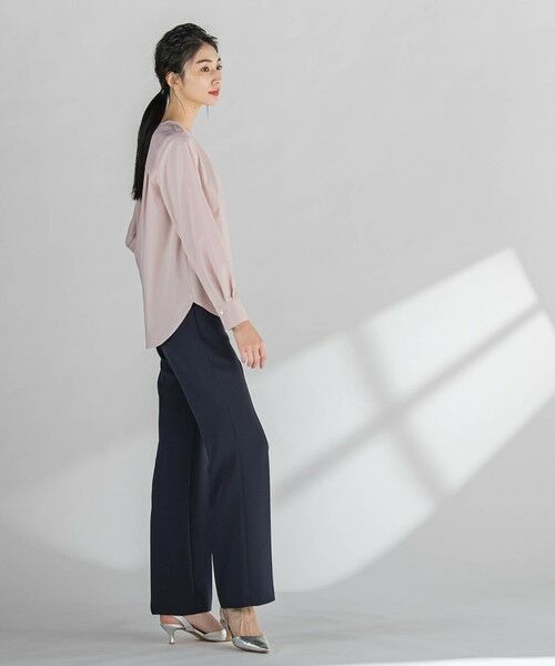 la.f... / ラ・エフ その他パンツ | セラテリーダブルクロスセミフレアパンツ≪洗濯機で洗える≫ | 詳細7