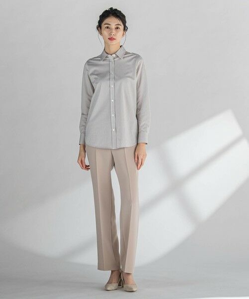 la.f... / ラ・エフ その他パンツ | セラテリーダブルクロスセミフレアパンツ≪洗濯機で洗える≫ | 詳細14