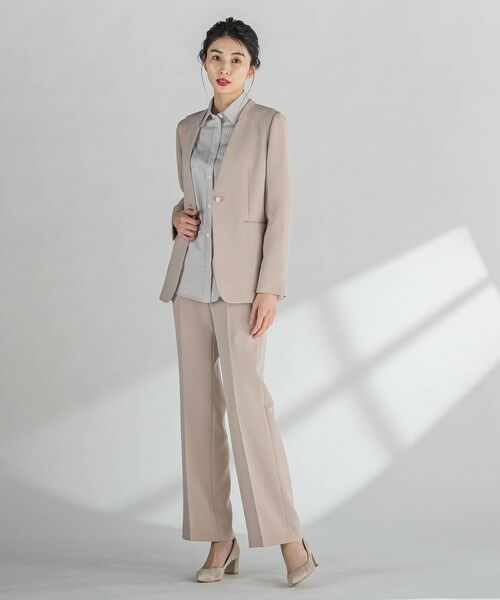 la.f... / ラ・エフ その他パンツ | セラテリーダブルクロスセミフレアパンツ≪洗濯機で洗える≫ | 詳細20