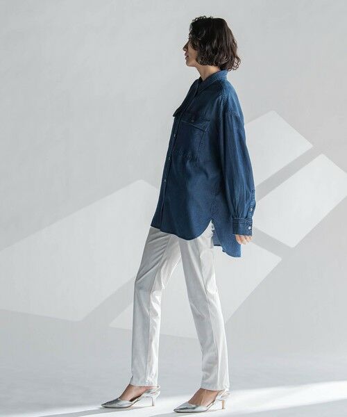 la.f... / ラ・エフ その他パンツ | 【WEB限定】デニムライクハイテンションパンツ≪洗濯機で洗える≫ | 詳細6