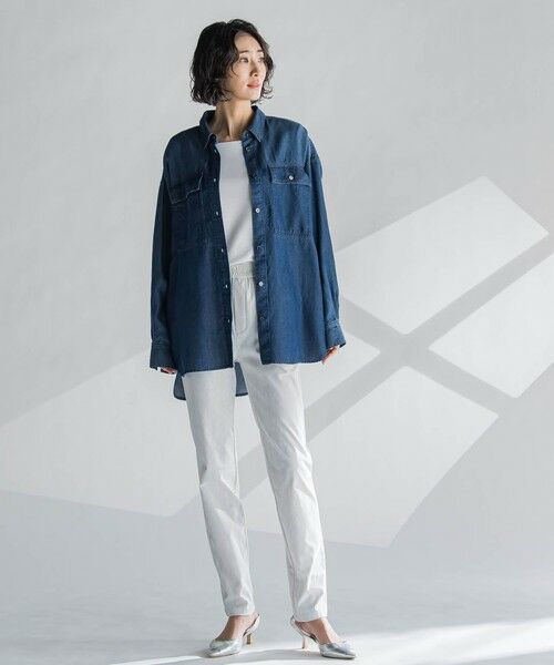 la.f... / ラ・エフ その他パンツ | 【WEB限定】デニムライクハイテンションパンツ≪洗濯機で洗える≫ | 詳細8