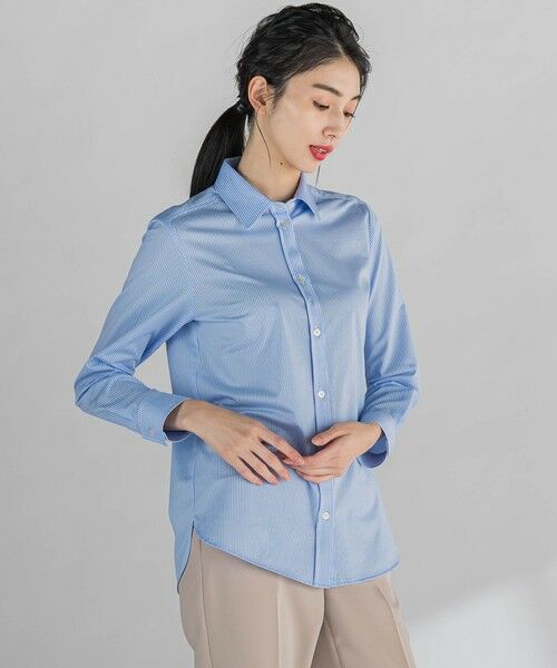 la.f... / ラ・エフ シャツ・ブラウス | ストライプシャツ≪洗濯機で洗える≫ | 詳細11