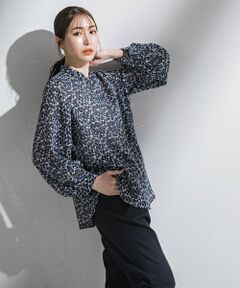 la.f... / ラ・エフ シャツ・ブラウス | ジャガードプリントブラウス≪洗濯機で洗える≫