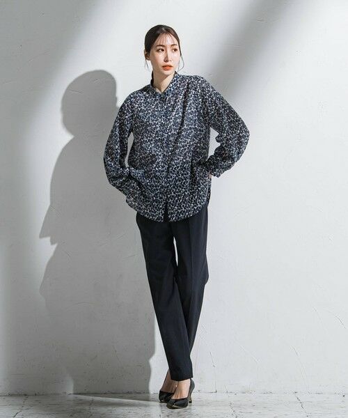 la.f... / ラ・エフ シャツ・ブラウス | ジャガードプリントブラウス≪洗濯機で洗える≫ | 詳細12