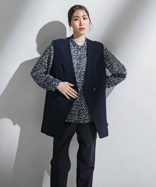 la.f... / ラ・エフ シャツ・ブラウス | ジャガードプリントブラウス≪洗濯機で洗える≫ | 詳細16