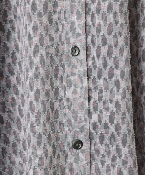 la.f... / ラ・エフ シャツ・ブラウス | ジャガードプリントブラウス≪洗濯機で洗える≫ | 詳細22