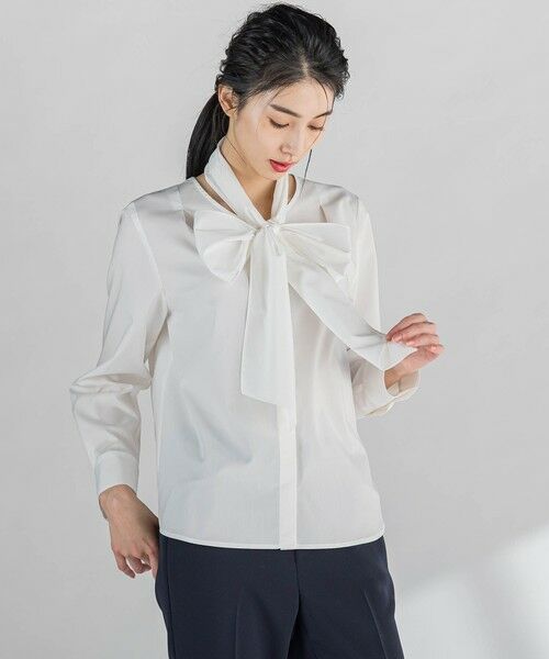 la.f... / ラ・エフ シャツ・ブラウス | ボウタイリボンブラウス≪洗濯機で洗える≫ | 詳細15