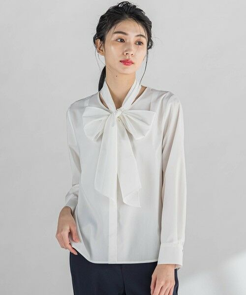 la.f... / ラ・エフ シャツ・ブラウス | ボウタイリボンブラウス≪洗濯機で洗える≫ | 詳細16