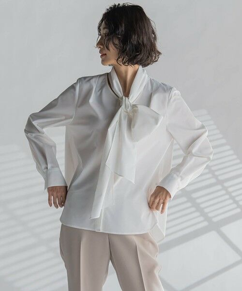 la.f... / ラ・エフ シャツ・ブラウス | ボウタイリボンブラウス≪洗濯機で洗える≫ | 詳細7