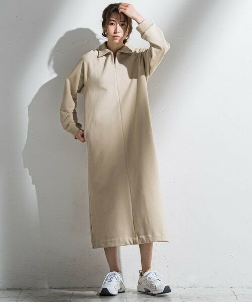 la.f... / ラ・エフ ロング・マキシ丈ワンピース | 裏毛ロングワンピース≪洗濯機で洗える≫ | 詳細30