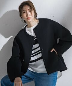 la.f... / ラ・エフ ニット・セーター | 【WEB限定】もっちりダンボールジャケット≪手洗い可能≫