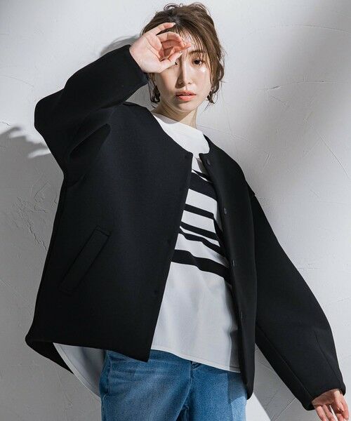 la.f... / ラ・エフ ニット・セーター | 【WEB限定】もっちりダンボールジャケット≪手洗い可能≫ | 詳細2