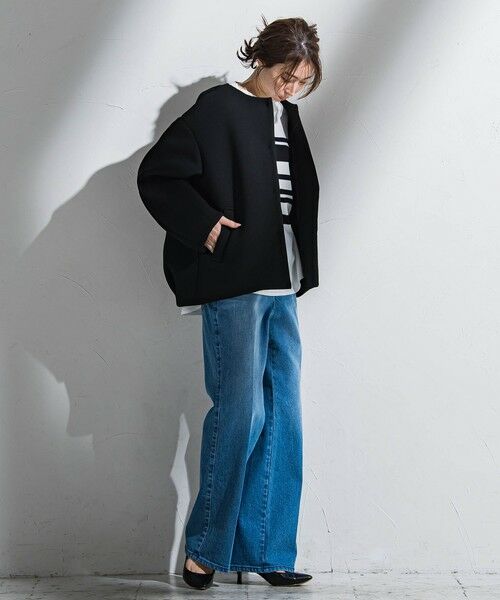 la.f... / ラ・エフ ニット・セーター | 【WEB限定】もっちりダンボールジャケット≪手洗い可能≫ | 詳細5