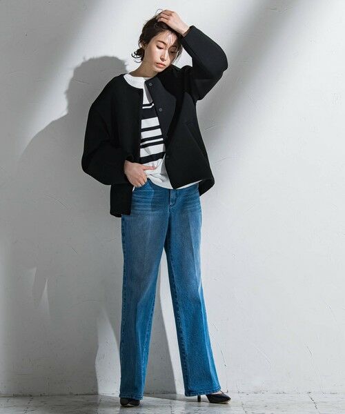 la.f... / ラ・エフ ニット・セーター | 【WEB限定】もっちりダンボールジャケット≪手洗い可能≫ | 詳細6