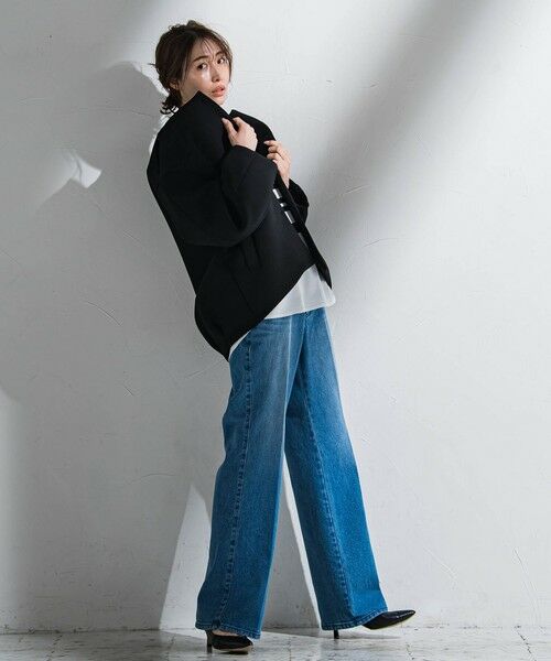 la.f... / ラ・エフ ニット・セーター | 【WEB限定】もっちりダンボールジャケット≪手洗い可能≫ | 詳細7