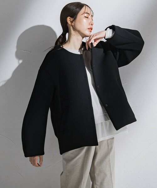 la.f... / ラ・エフ ニット・セーター | 【WEB限定】もっちりダンボールジャケット≪手洗い可能≫ | 詳細8