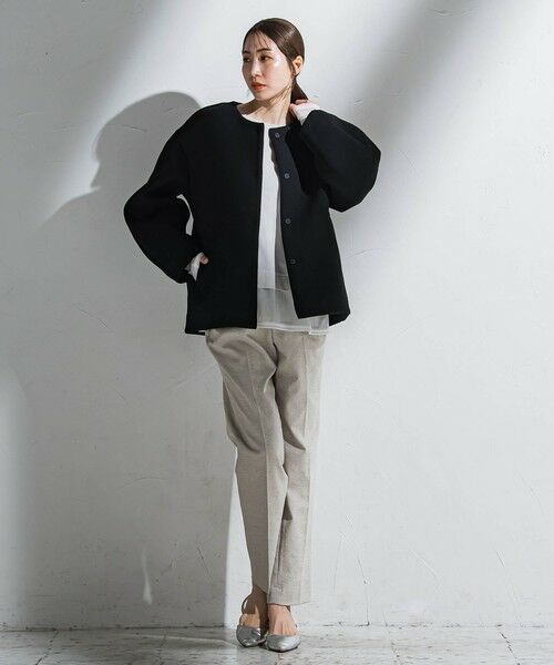 la.f... / ラ・エフ ニット・セーター | 【WEB限定】もっちりダンボールジャケット≪手洗い可能≫ | 詳細9