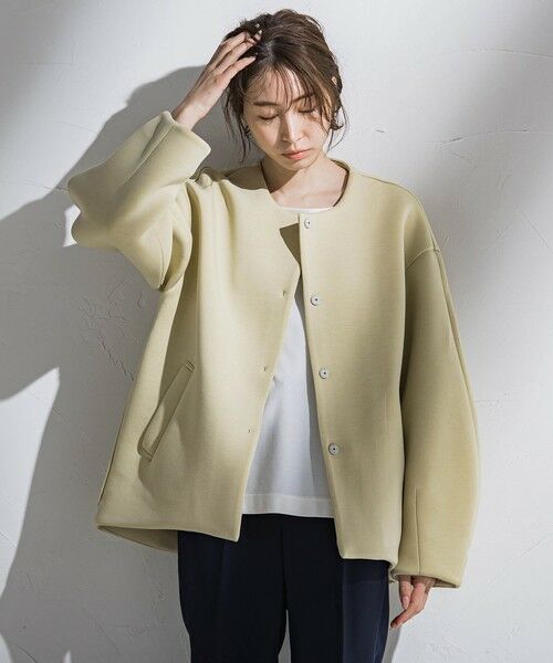 la.f... / ラ・エフ ニット・セーター | 【WEB限定】もっちりダンボールジャケット≪手洗い可能≫ | 詳細13