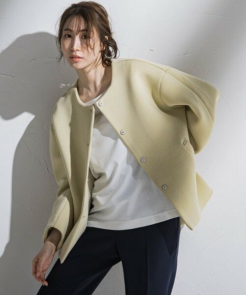 la.f... / ラ・エフ ニット・セーター | 【WEB限定】もっちりダンボールジャケット≪手洗い可能≫ | 詳細14