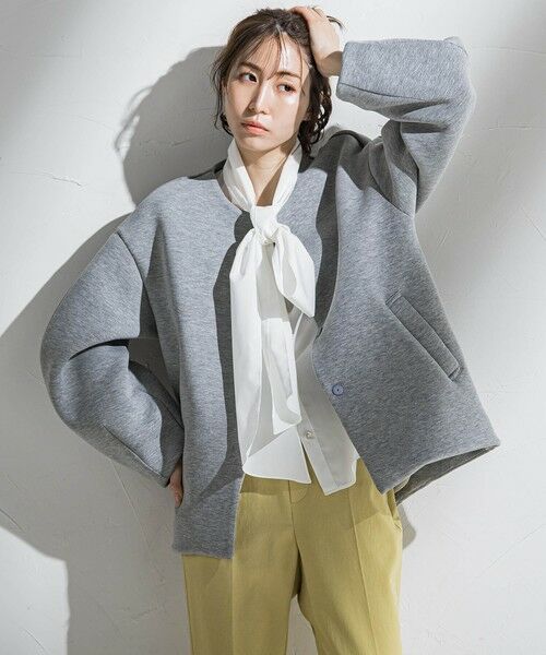 la.f... / ラ・エフ ニット・セーター | 【WEB限定】もっちりダンボールジャケット≪手洗い可能≫ | 詳細22