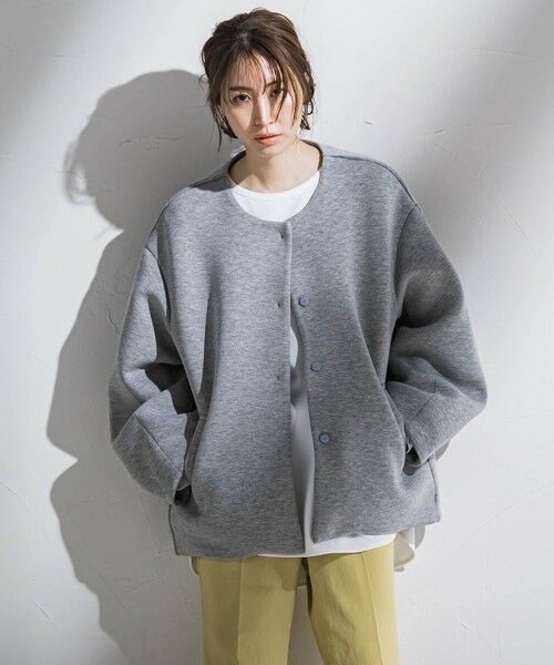 la.f... / ラ・エフ ニット・セーター | 【WEB限定】もっちりダンボールジャケット≪手洗い可能≫ | 詳細26