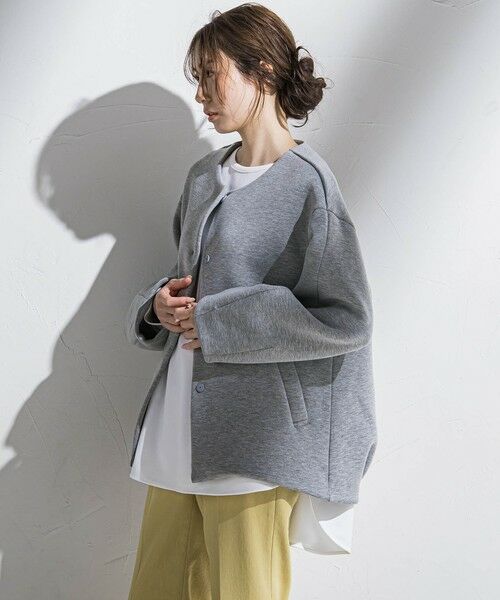 la.f... / ラ・エフ ニット・セーター | 【WEB限定】もっちりダンボールジャケット≪手洗い可能≫ | 詳細27