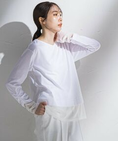 la.f... / ラ・エフ カットソー | シアードッキングカットソー≪洗濯機で洗える≫