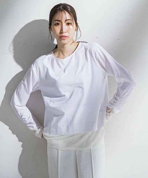 la.f... / ラ・エフ カットソー | シアードッキングカットソー≪洗濯機で洗える≫ | 詳細2