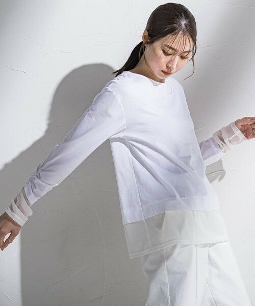 la.f... / ラ・エフ カットソー | シアードッキングカットソー≪洗濯機で洗える≫ | 詳細3