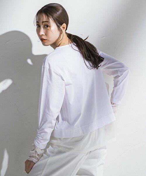 la.f... / ラ・エフ カットソー | シアードッキングカットソー≪洗濯機で洗える≫ | 詳細4