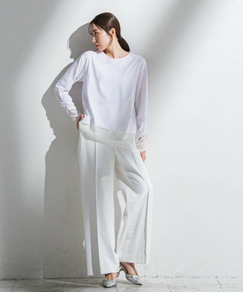 la.f... / ラ・エフ カットソー | シアードッキングカットソー≪洗濯機で洗える≫ | 詳細5