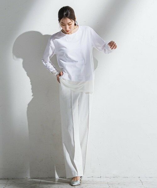 la.f... / ラ・エフ カットソー | シアードッキングカットソー≪洗濯機で洗える≫ | 詳細6