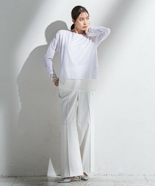 la.f... / ラ・エフ カットソー | シアードッキングカットソー≪洗濯機で洗える≫ | 詳細7