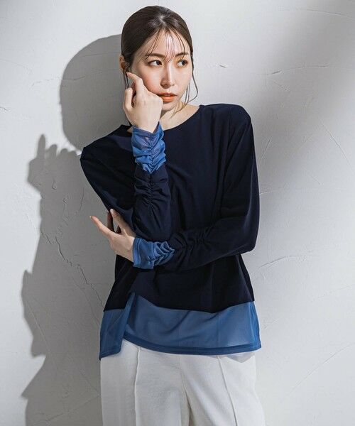 la.f... / ラ・エフ カットソー | シアードッキングカットソー≪洗濯機で洗える≫ | 詳細20