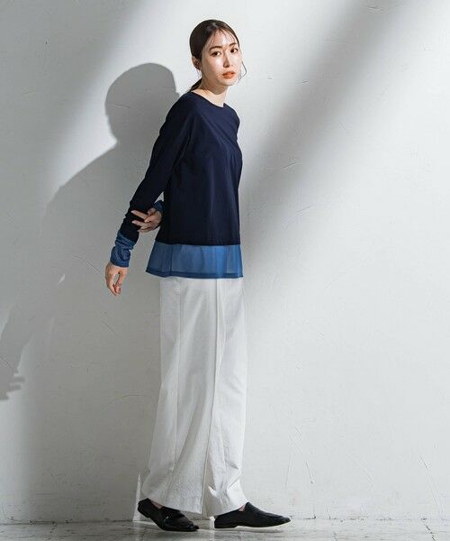 la.f... / ラ・エフ カットソー | シアードッキングカットソー≪洗濯機で洗える≫ | 詳細25