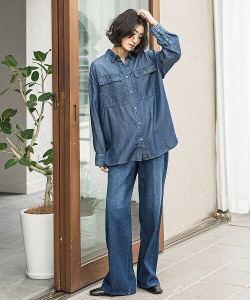 la.f... / ラ・エフ デニムパンツ | ストレッチデニムパンツ≪洗濯機で洗える≫ | 詳細9