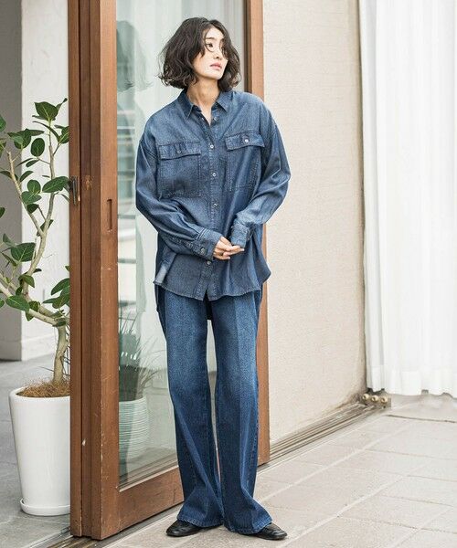 la.f... / ラ・エフ デニムパンツ | ストレッチデニムパンツ≪洗濯機で洗える≫ | 詳細12